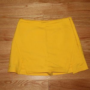 Zara Bumble-Bee Yellow Skort